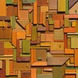 contemporary geometric wall sculpture bas-relief artwork