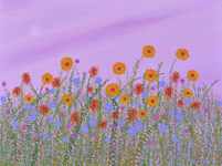 wildflowers painting